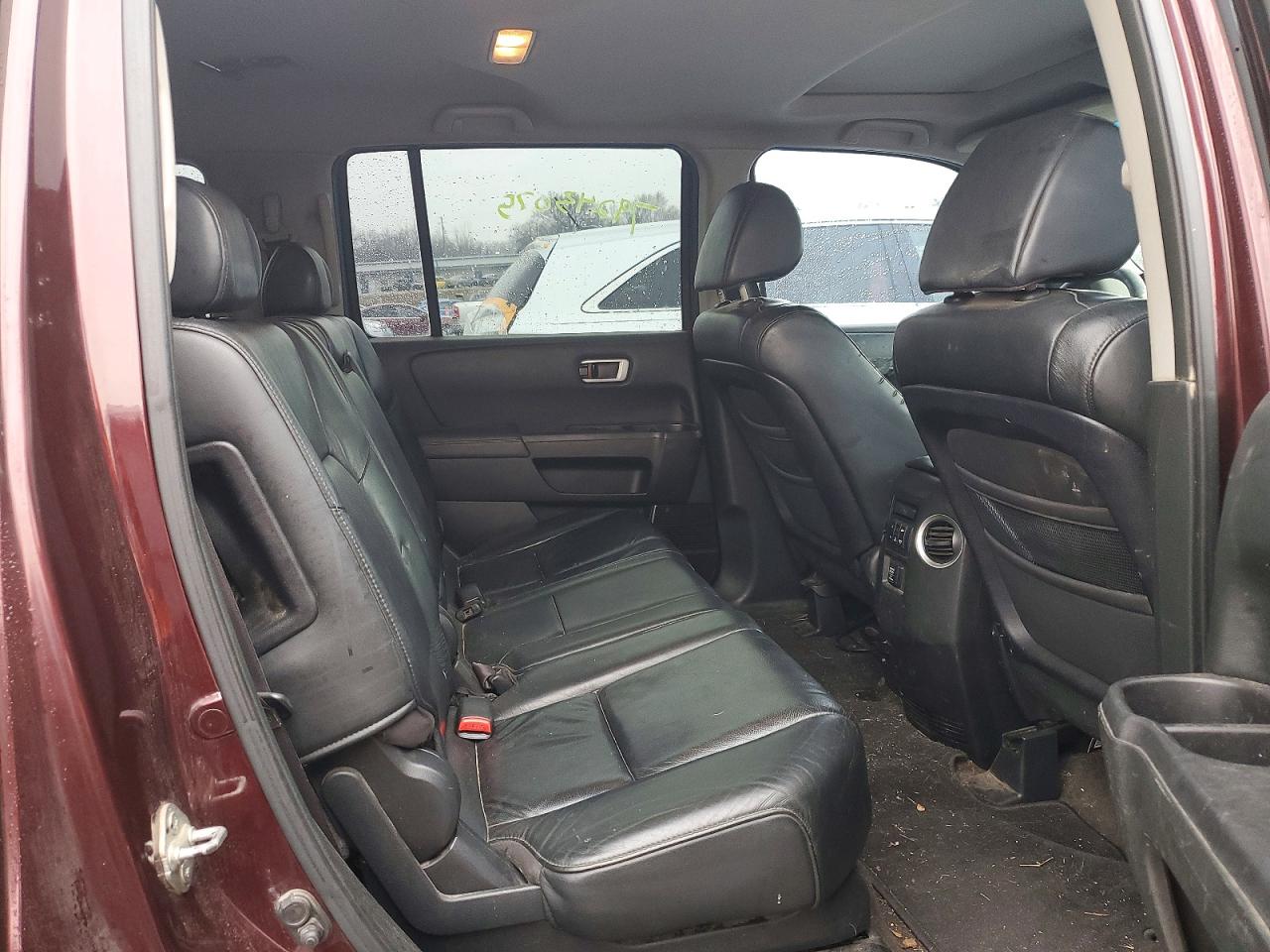 2009 Honda Pilot Exl Red vin: 5FNYF48599B005107