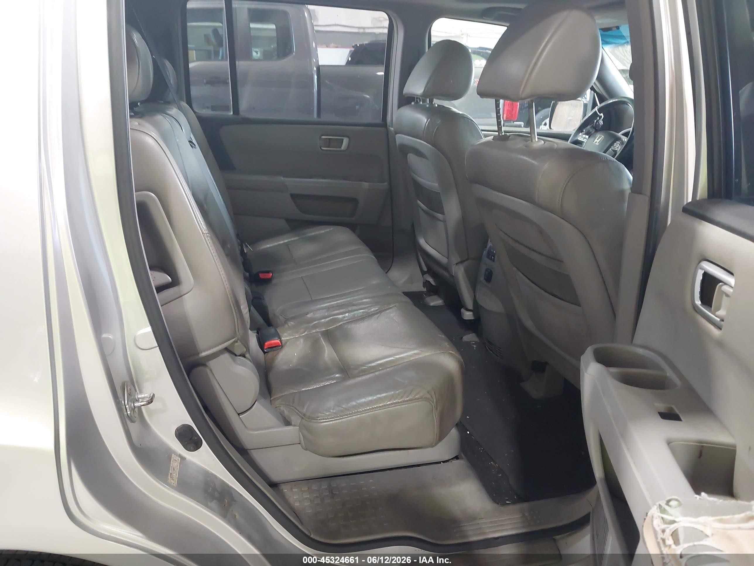2009 Honda Pilot Ex-l Silver vin: 5FNYF48599B017452