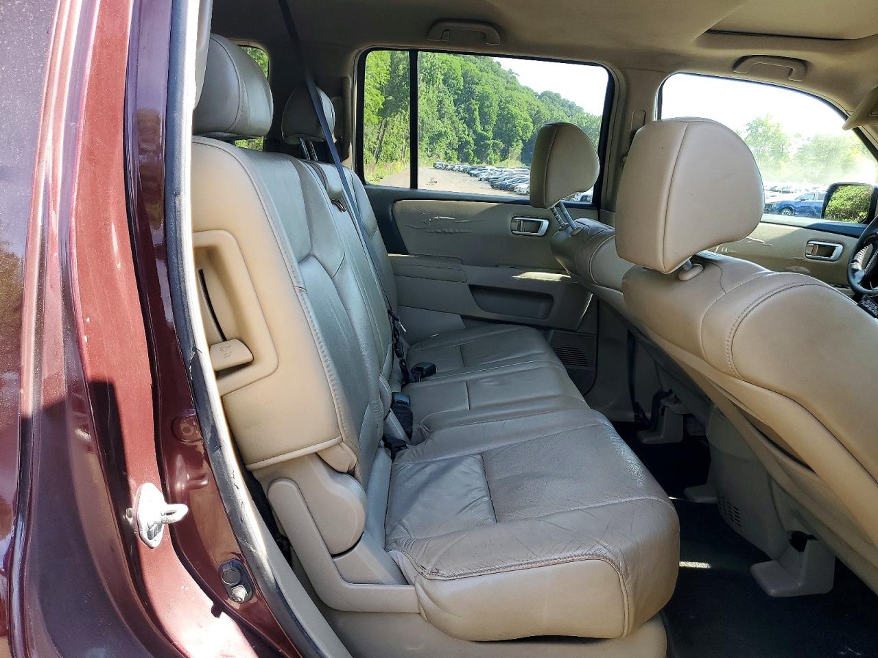 2009 Honda Pilot Exl Бордовый vin: 5FNYF485X9B029285