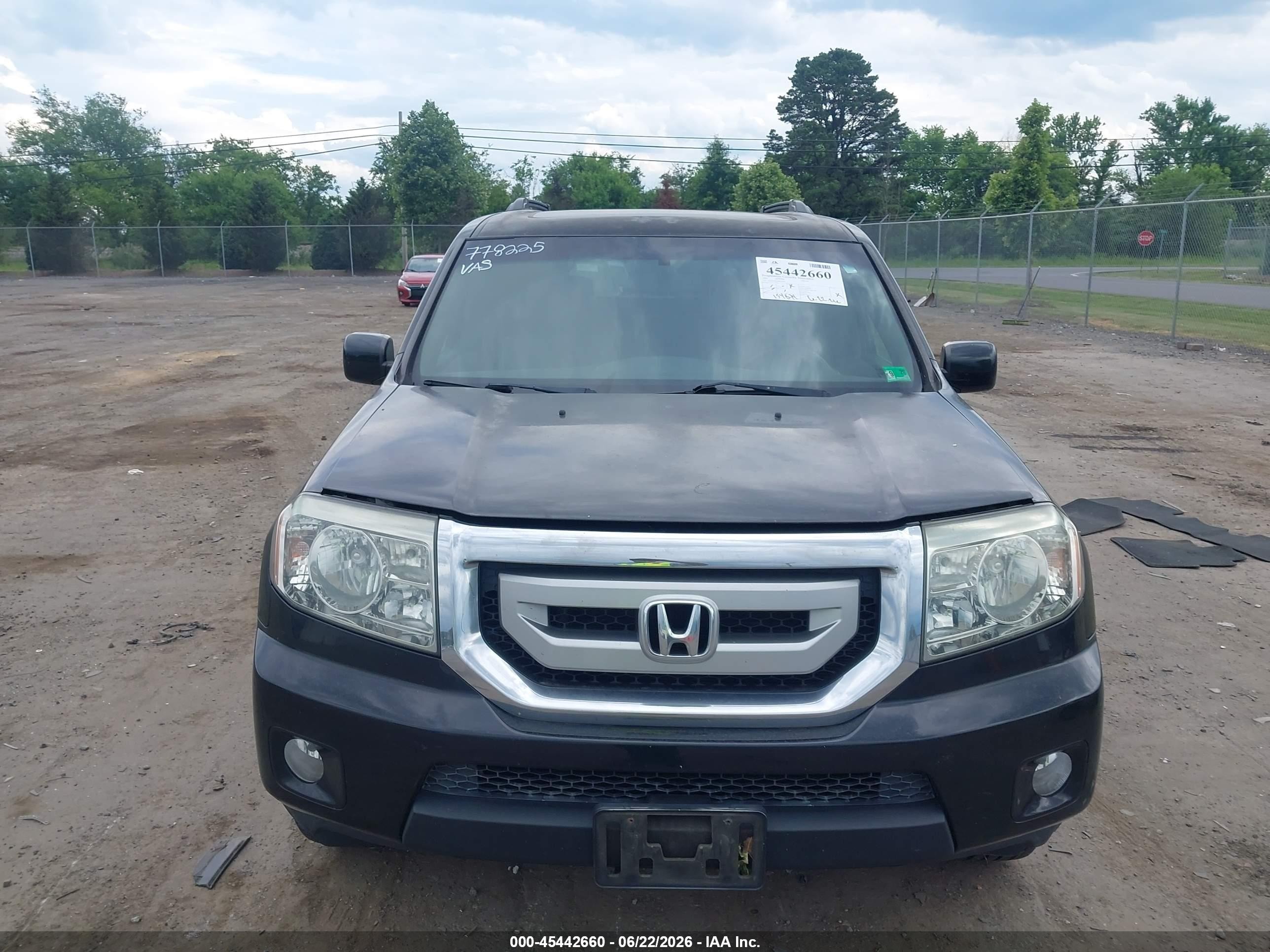 2009 Honda Pilot Ex-l Black vin: 5FNYF485X9B034020