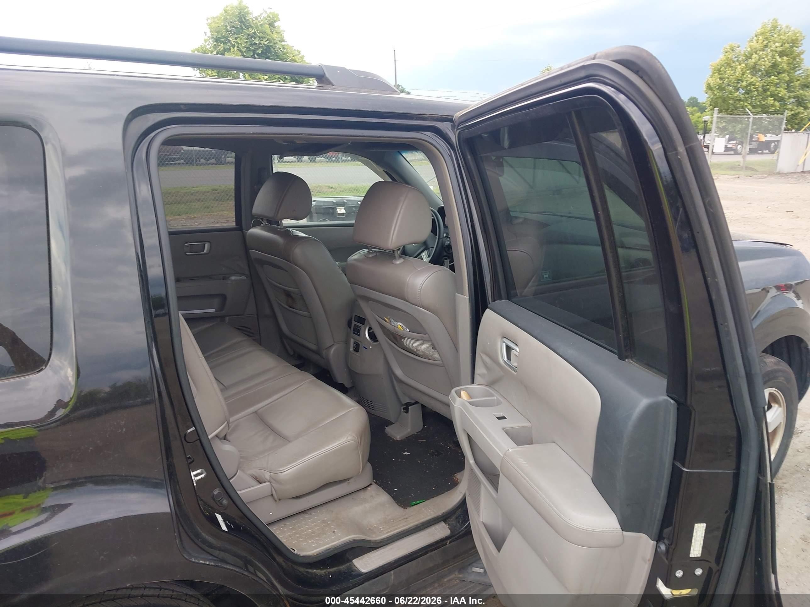 2009 Honda Pilot Ex-l Black vin: 5FNYF485X9B034020