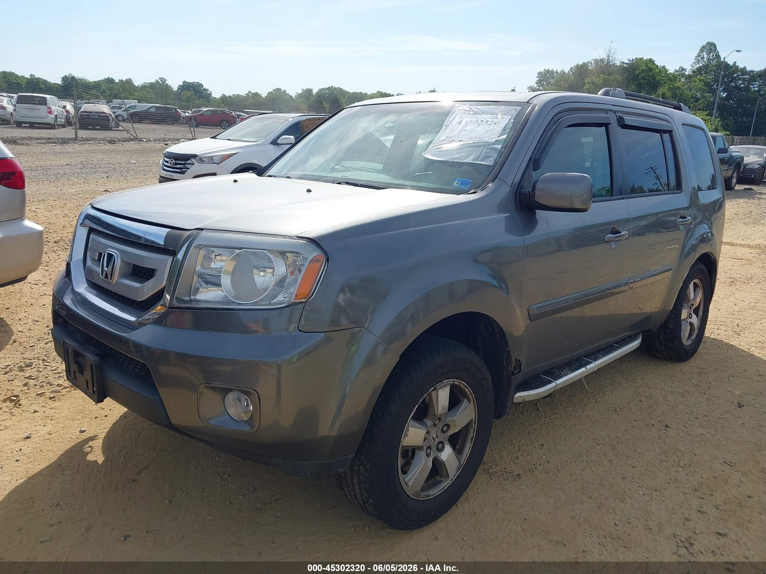 2009 Honda Pilot Ex-l Серый vin: 5FNYF485X9B048581