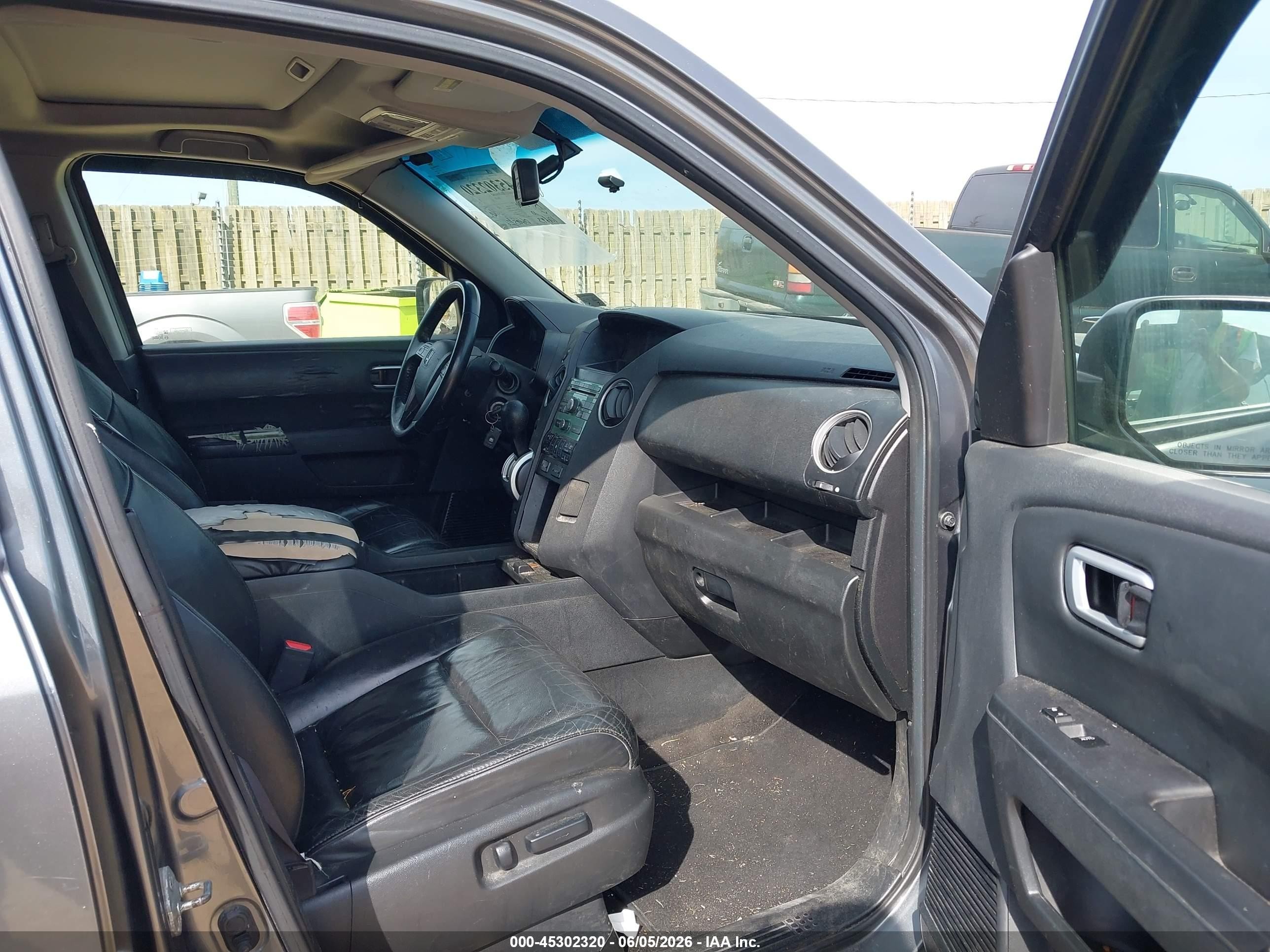 2009 Honda Pilot Ex-l Серый vin: 5FNYF485X9B048581