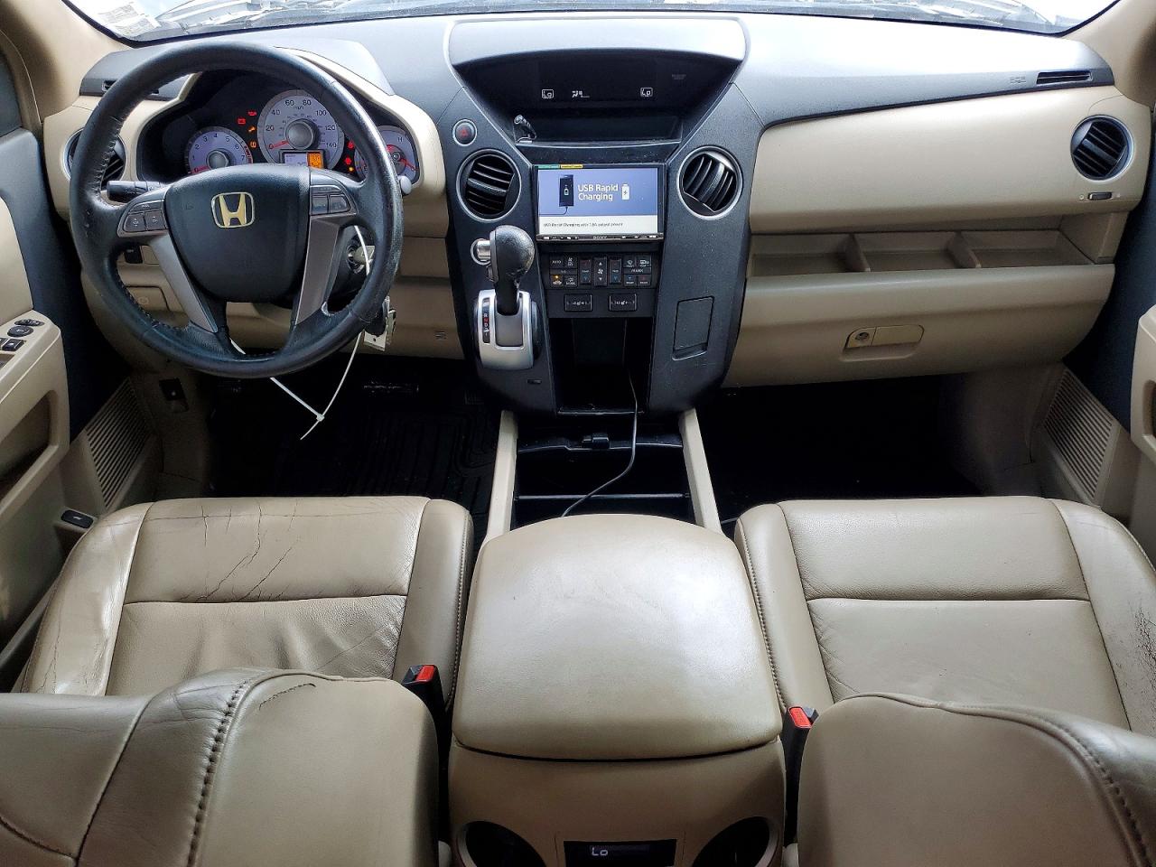 2009 Honda Pilot Exl Gray vin: 5FNYF48629B006754