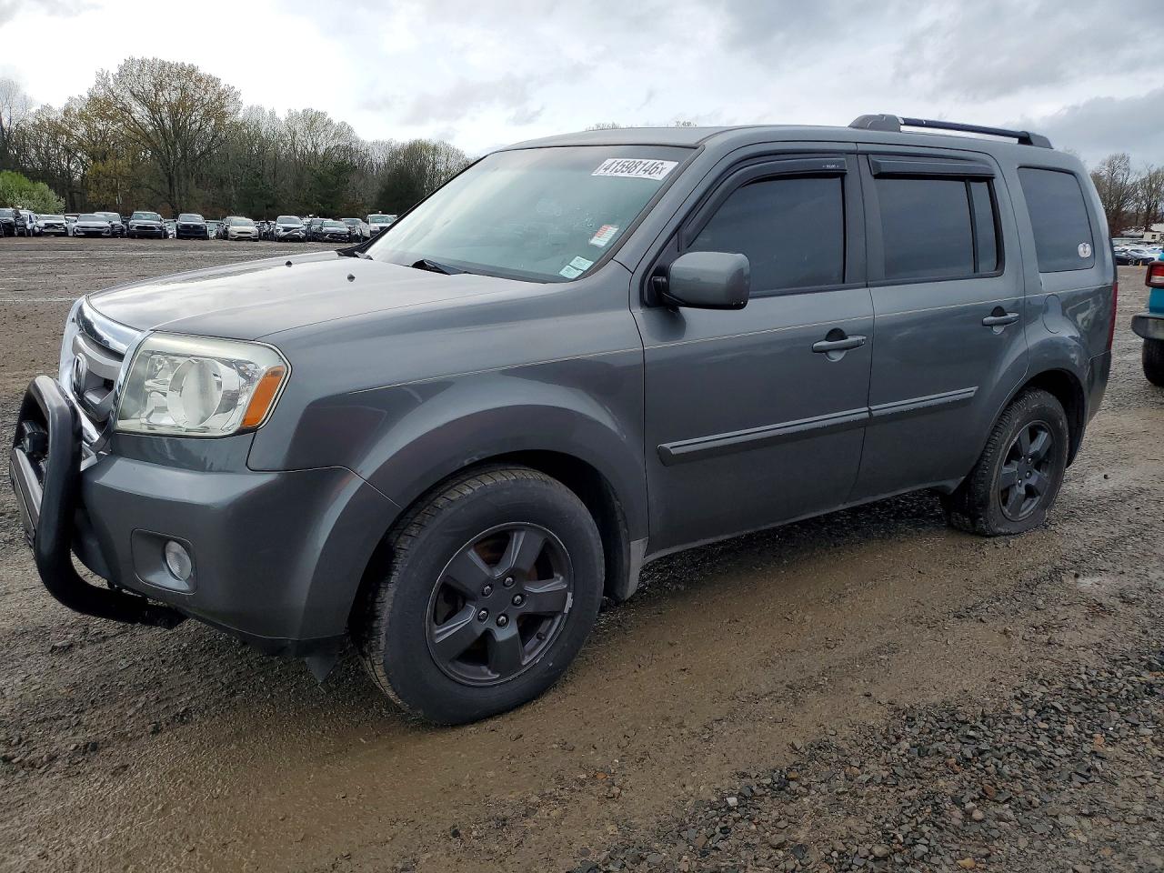 2009 Honda Pilot Exl Gray vin: 5FNYF48629B006754