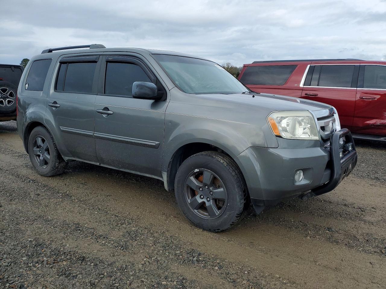 2009 Honda Pilot Exl Gray vin: 5FNYF48629B006754