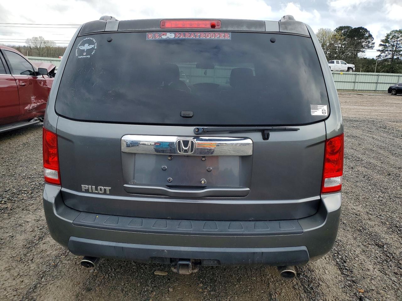 2009 Honda Pilot Exl Gray vin: 5FNYF48629B006754