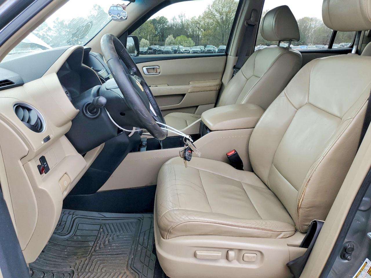 2009 Honda Pilot Exl Gray vin: 5FNYF48629B006754