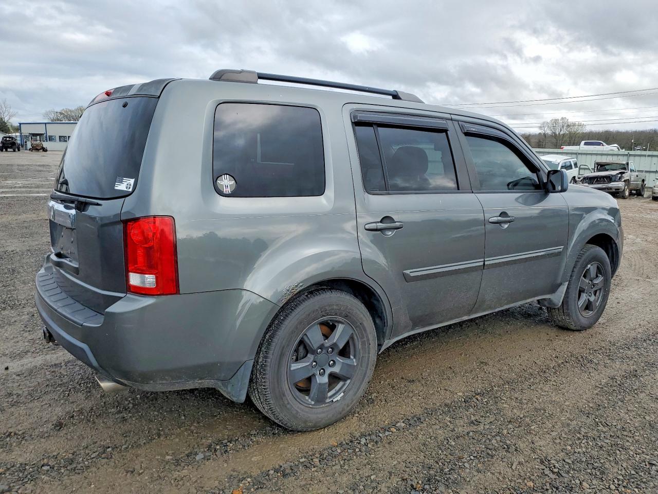 2009 Honda Pilot Exl Gray vin: 5FNYF48629B006754