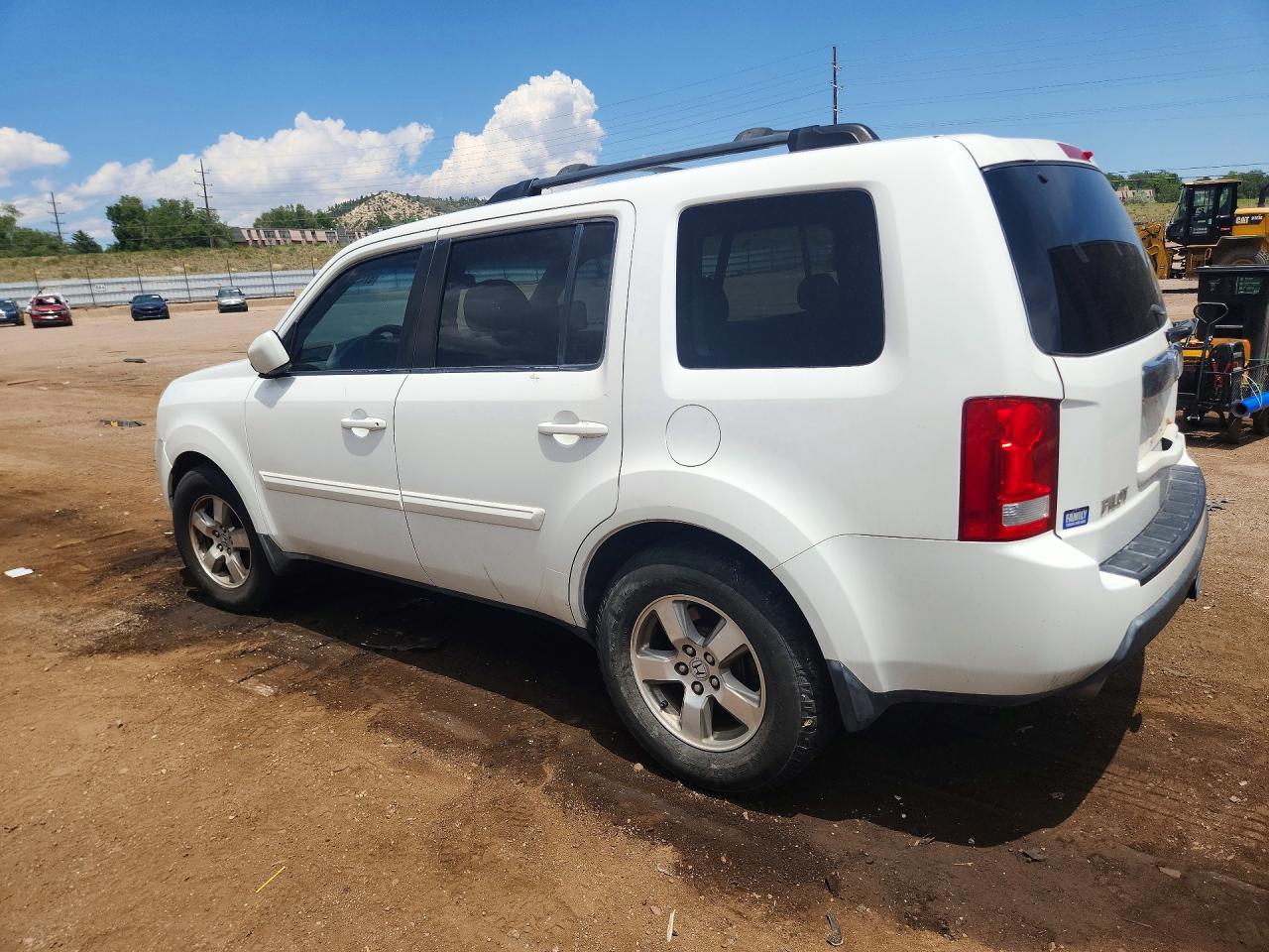 2009 Honda Pilot Exl White vin: 5FNYF48629B030813