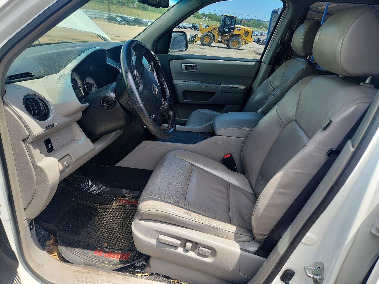 2009 Honda Pilot Exl White vin: 5FNYF48629B030813