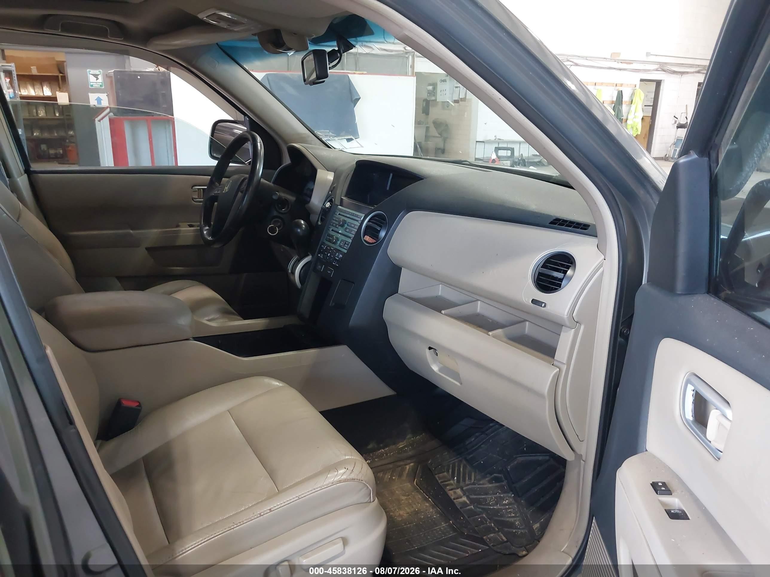 2009 Honda Pilot Ex-l Серый vin: 5FNYF48639B025619