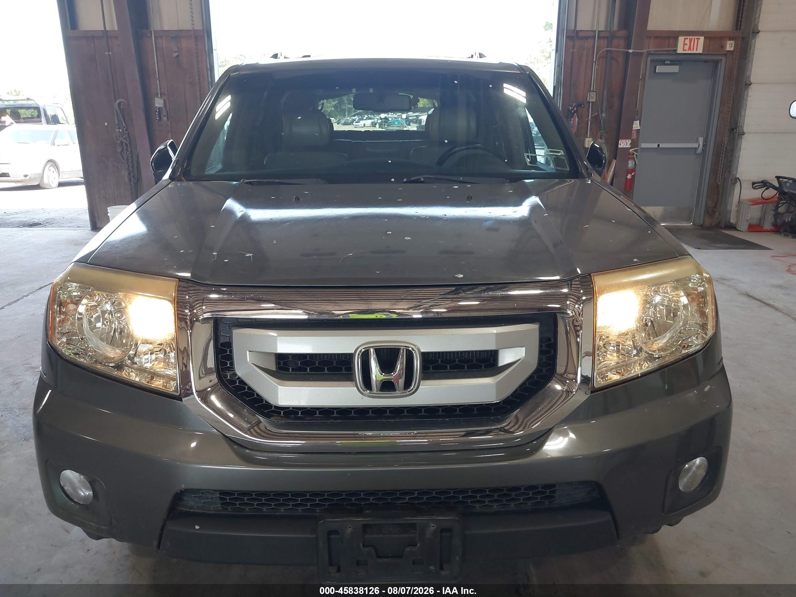 2009 Honda Pilot Ex-l Серый vin: 5FNYF48639B025619