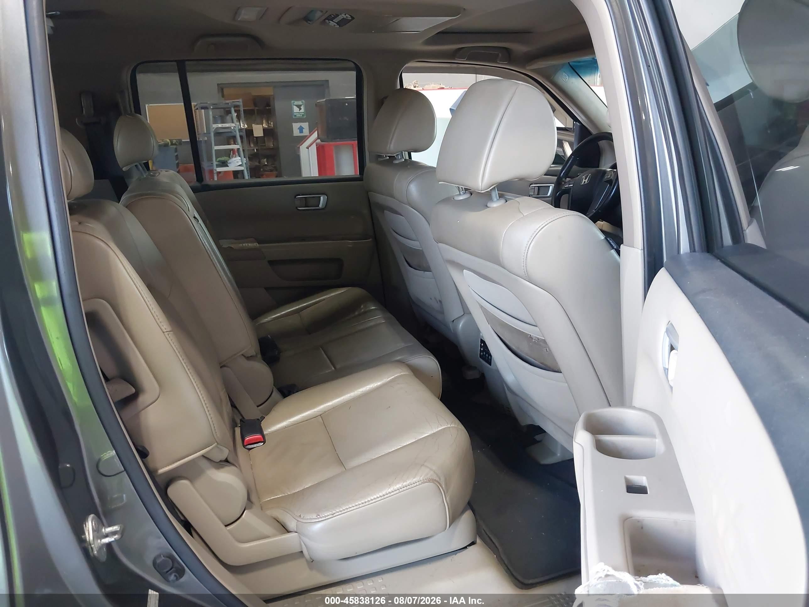 2009 Honda Pilot Ex-l Серый vin: 5FNYF48639B025619
