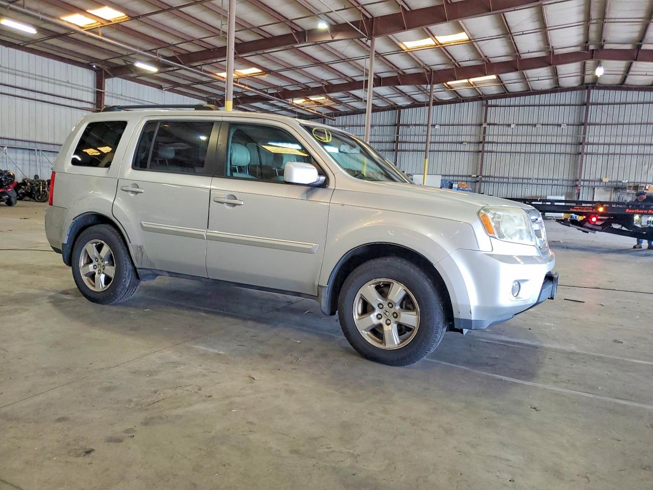 2009 Honda Pilot Exl Silver vin: 5FNYF48639B038466