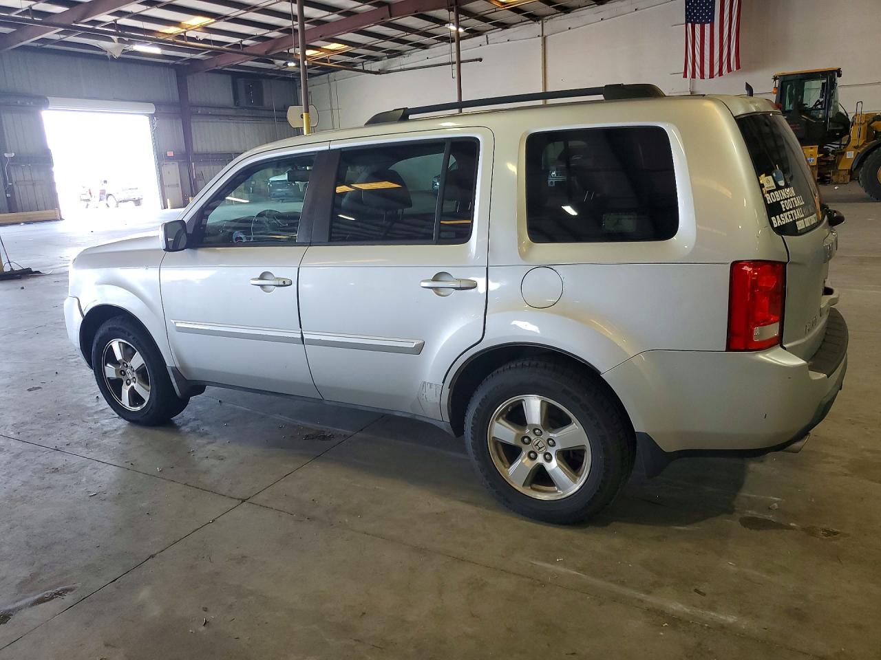 2009 Honda Pilot Exl Silver vin: 5FNYF48639B038466