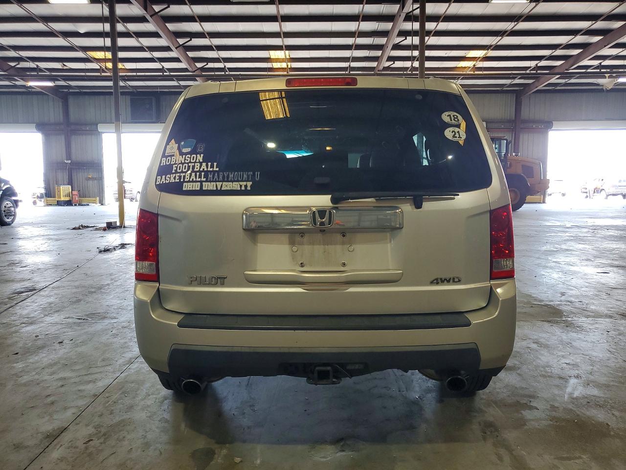 2009 Honda Pilot Exl Silver vin: 5FNYF48639B038466