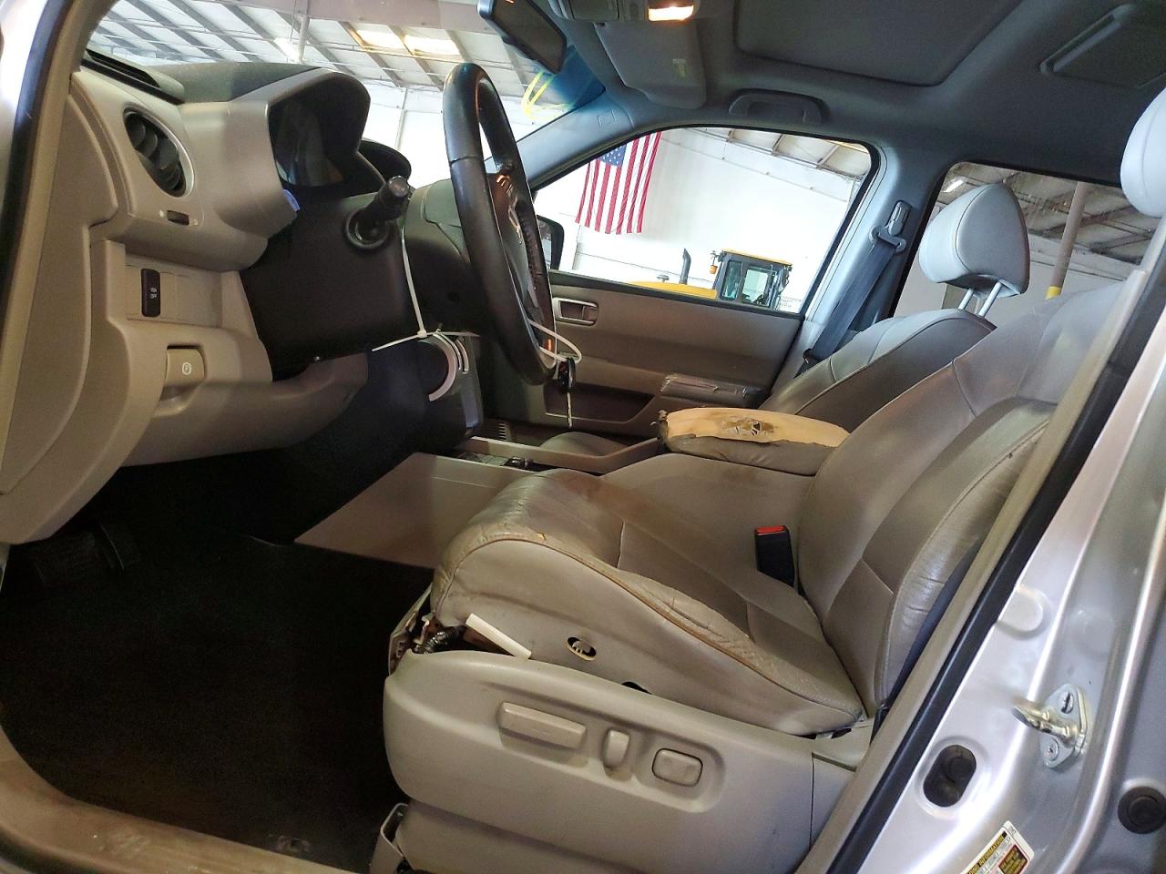 2009 Honda Pilot Exl Silver vin: 5FNYF48639B038466