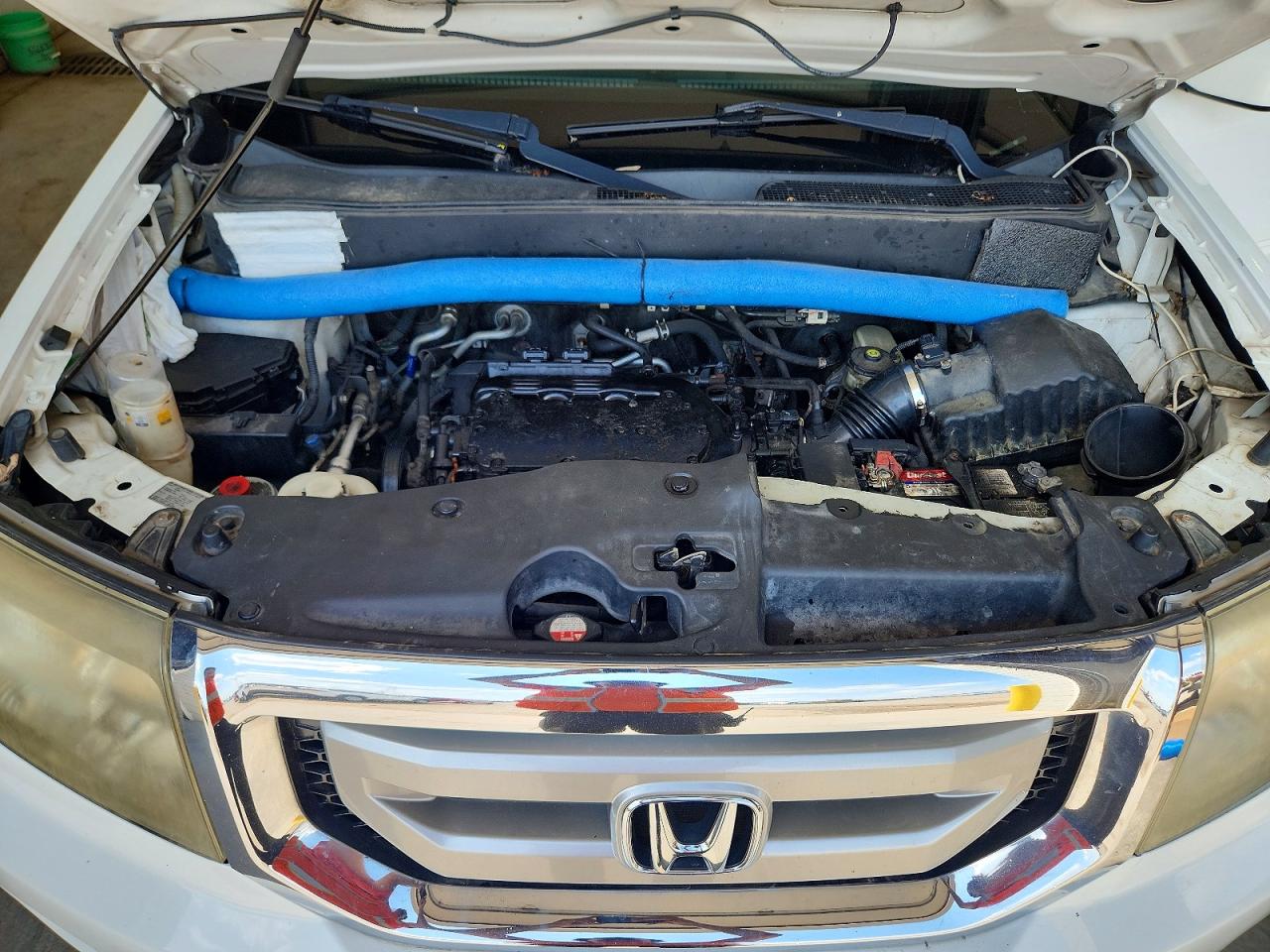 2009 Honda Pilot Exl White vin: 5FNYF48639B039357