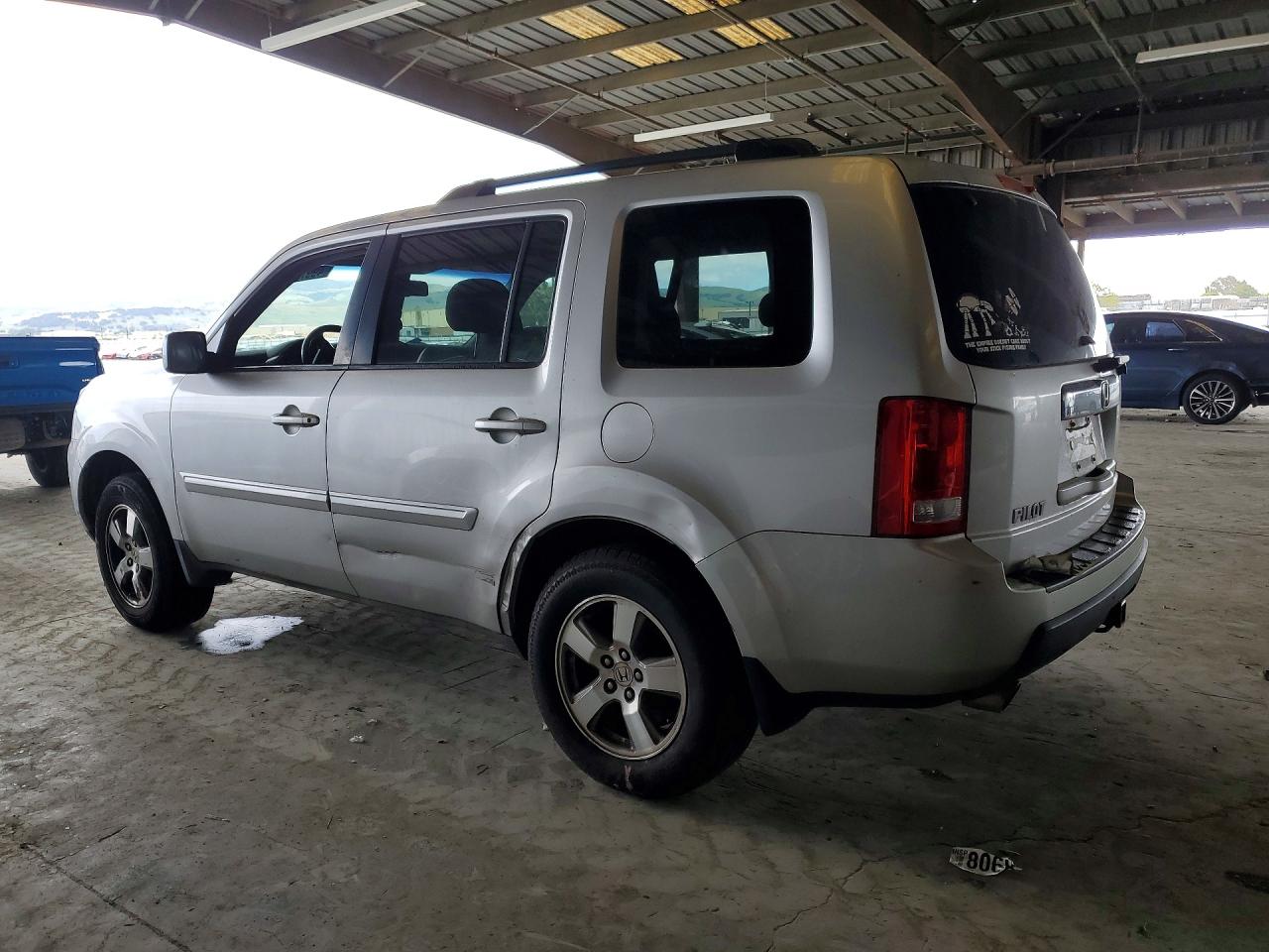 2009 Honda Pilot Exl Silver vin: 5FNYF48639B045143