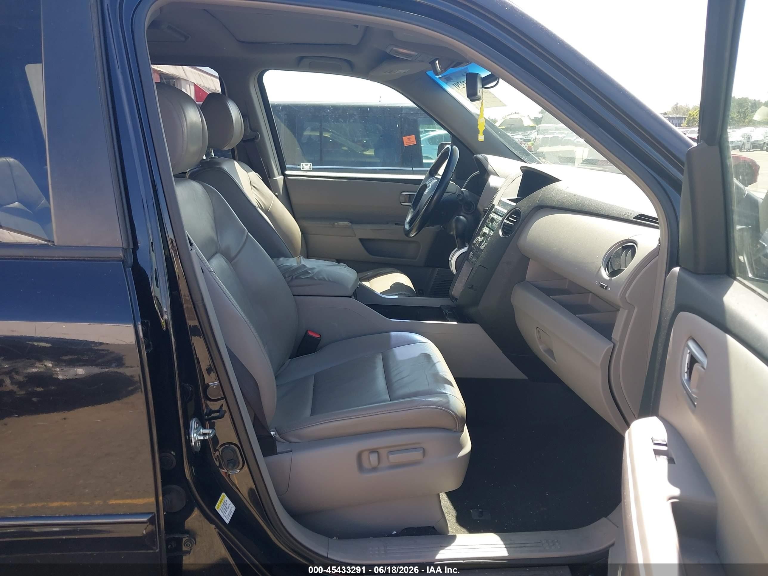 2009 Honda Pilot Ex-l Black vin: 5FNYF48659B028795