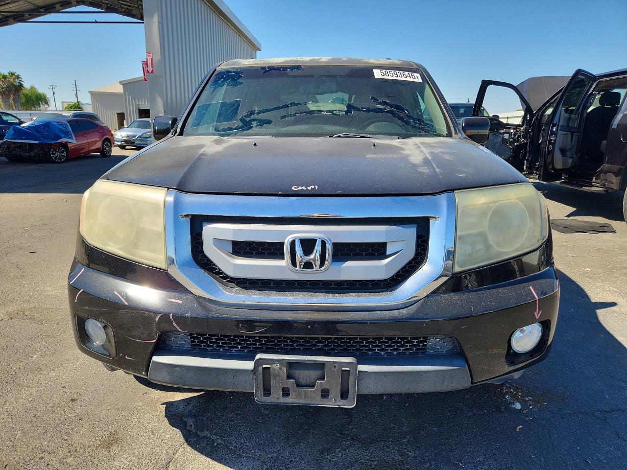 2009 Honda Pilot Exl Черный vin: 5FNYF48669B019507