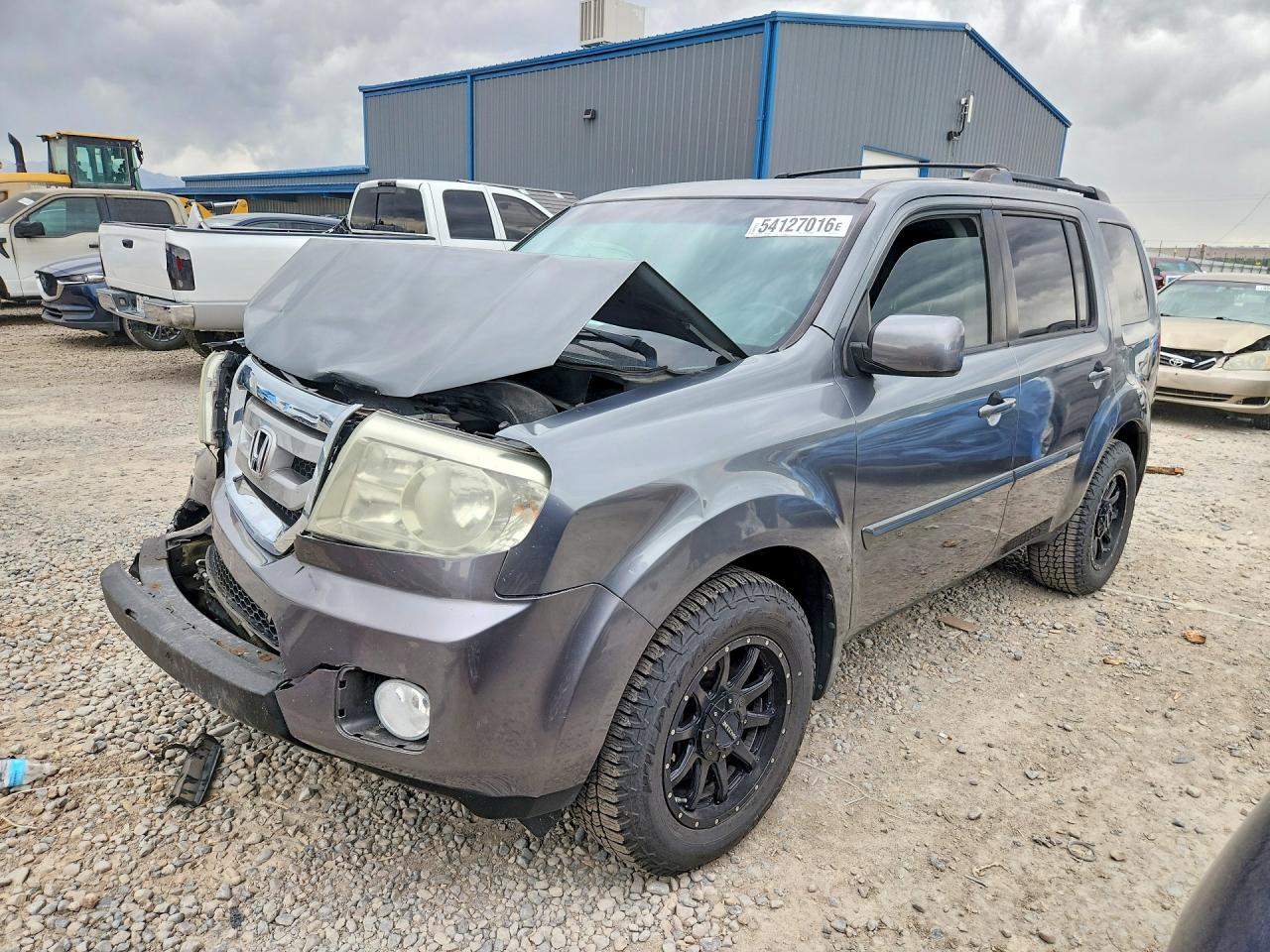 2009 Honda Pilot Exl Gray vin: 5FNYF48669B044732