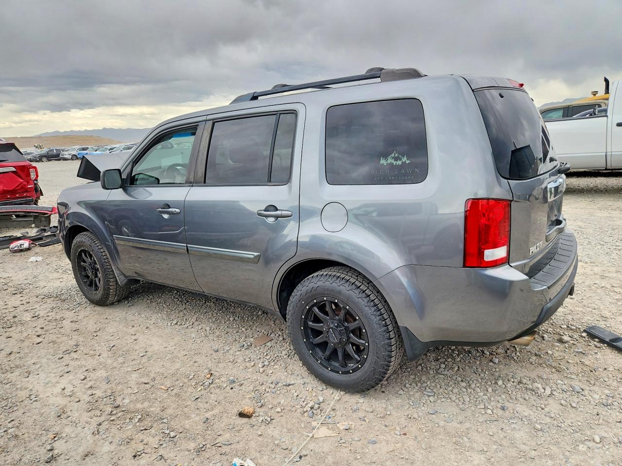 2009 Honda Pilot Exl Gray vin: 5FNYF48669B044732