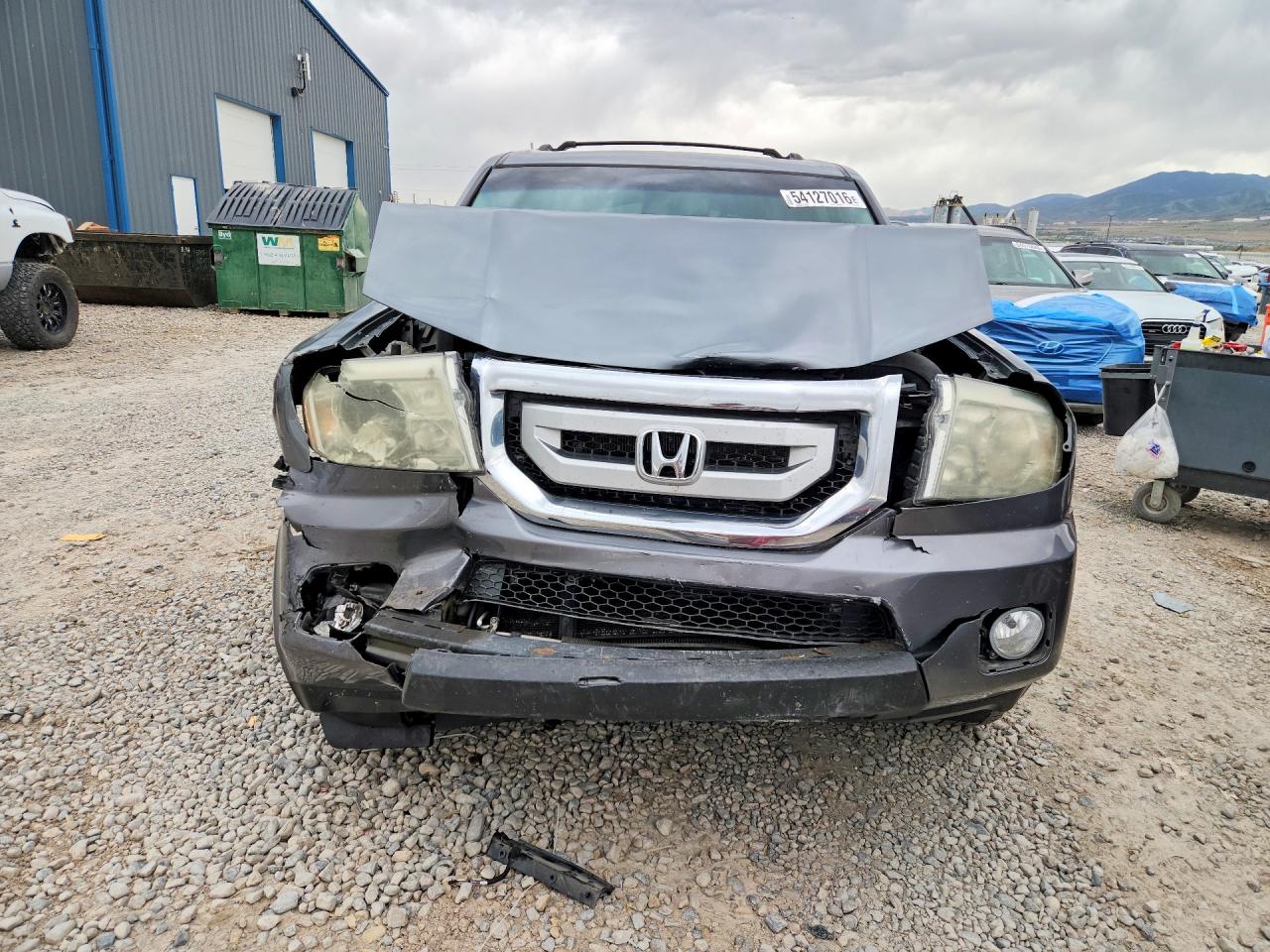 2009 Honda Pilot Exl Gray vin: 5FNYF48669B044732