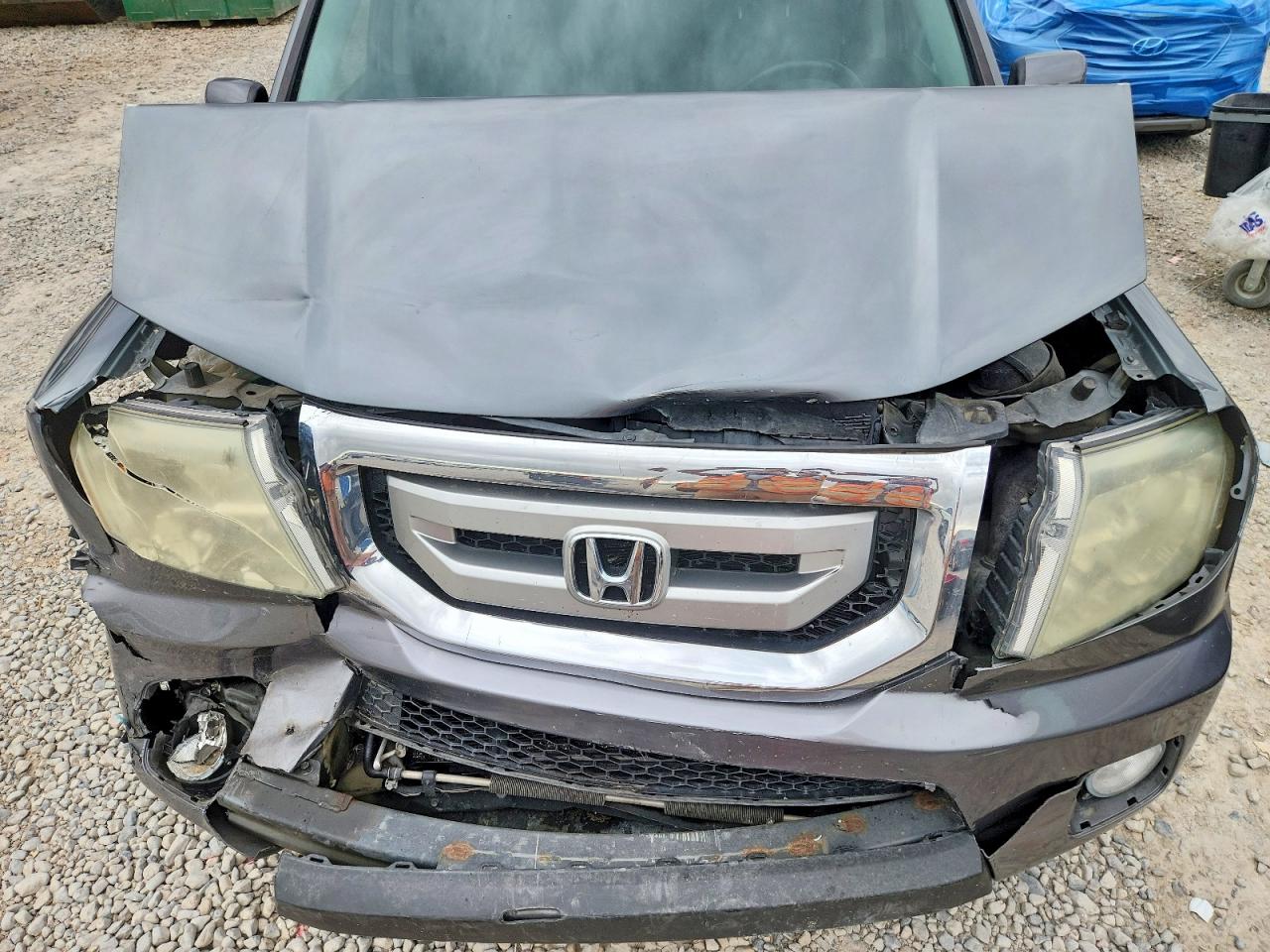 2009 Honda Pilot Exl Gray vin: 5FNYF48669B044732