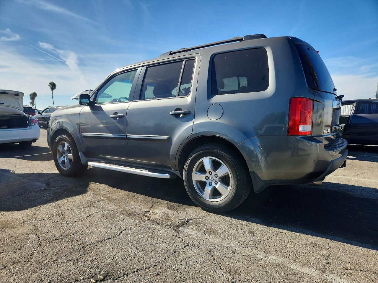 2009 Honda Pilot Exl Gray vin: 5FNYF48679B006023