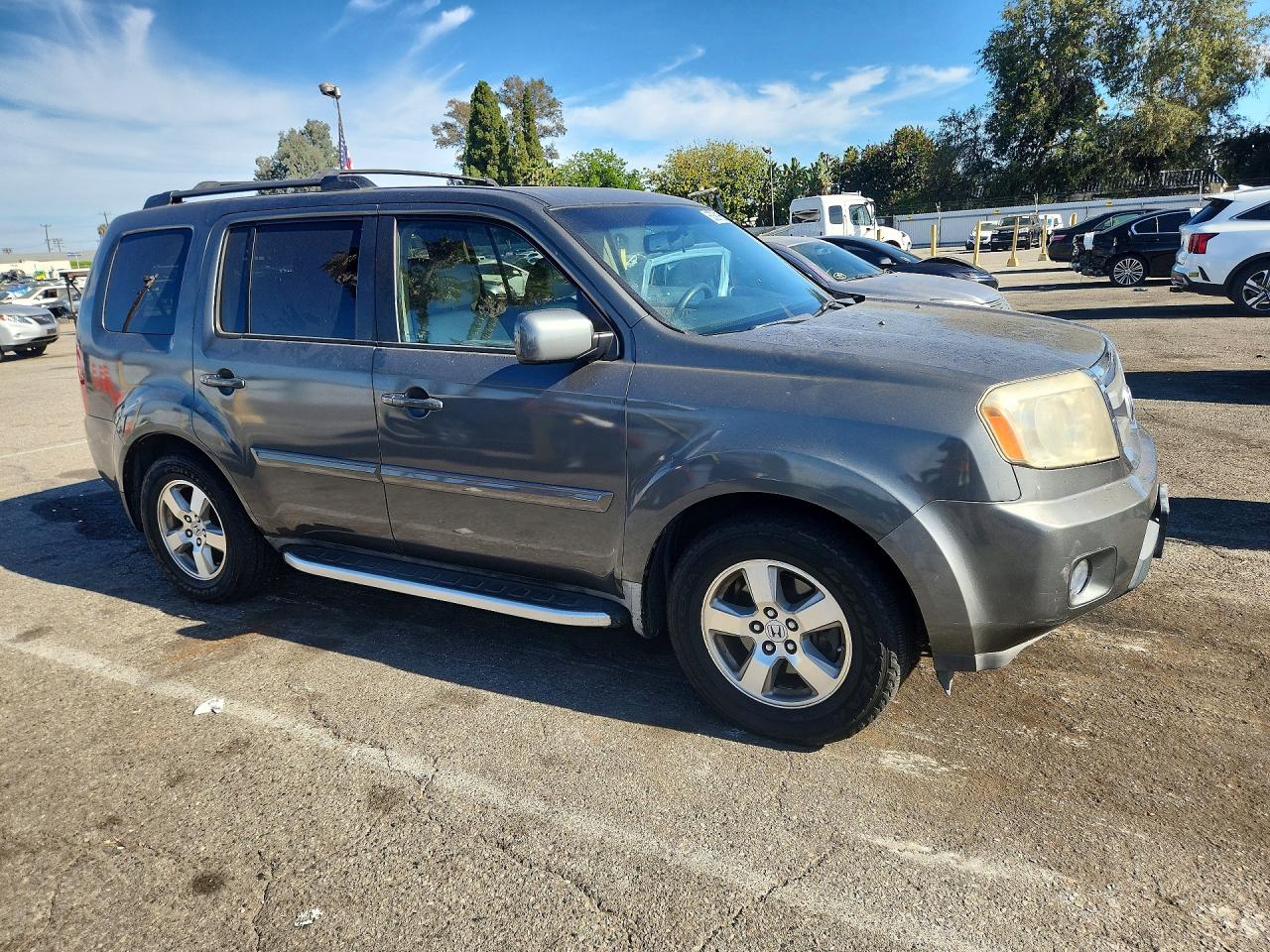 2009 Honda Pilot Exl Gray vin: 5FNYF48679B006023