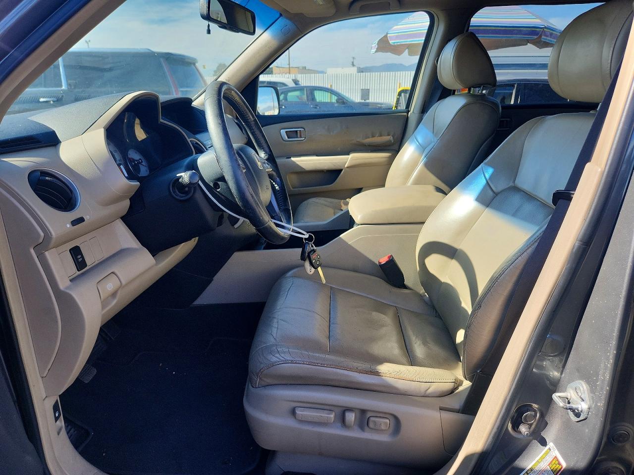 2009 Honda Pilot Exl Gray vin: 5FNYF48679B006023