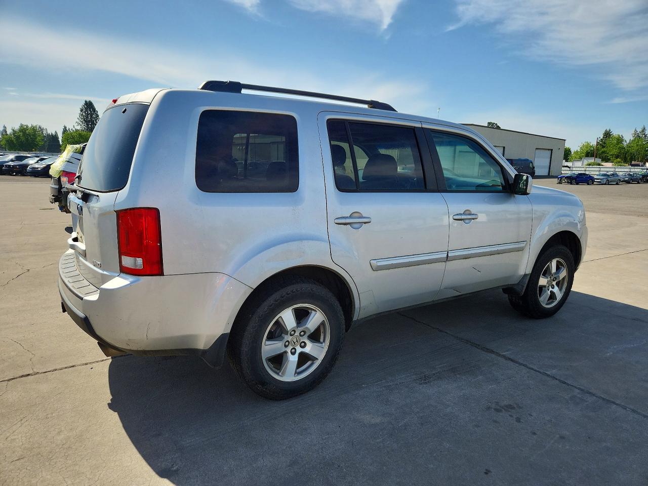 2009 Honda Pilot Exl Silver vin: 5FNYF48679B012954