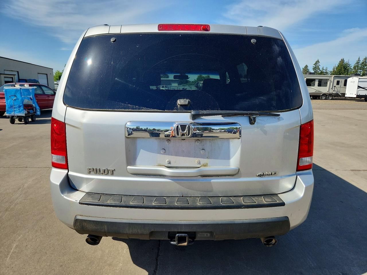 2009 Honda Pilot Exl Silver vin: 5FNYF48679B012954