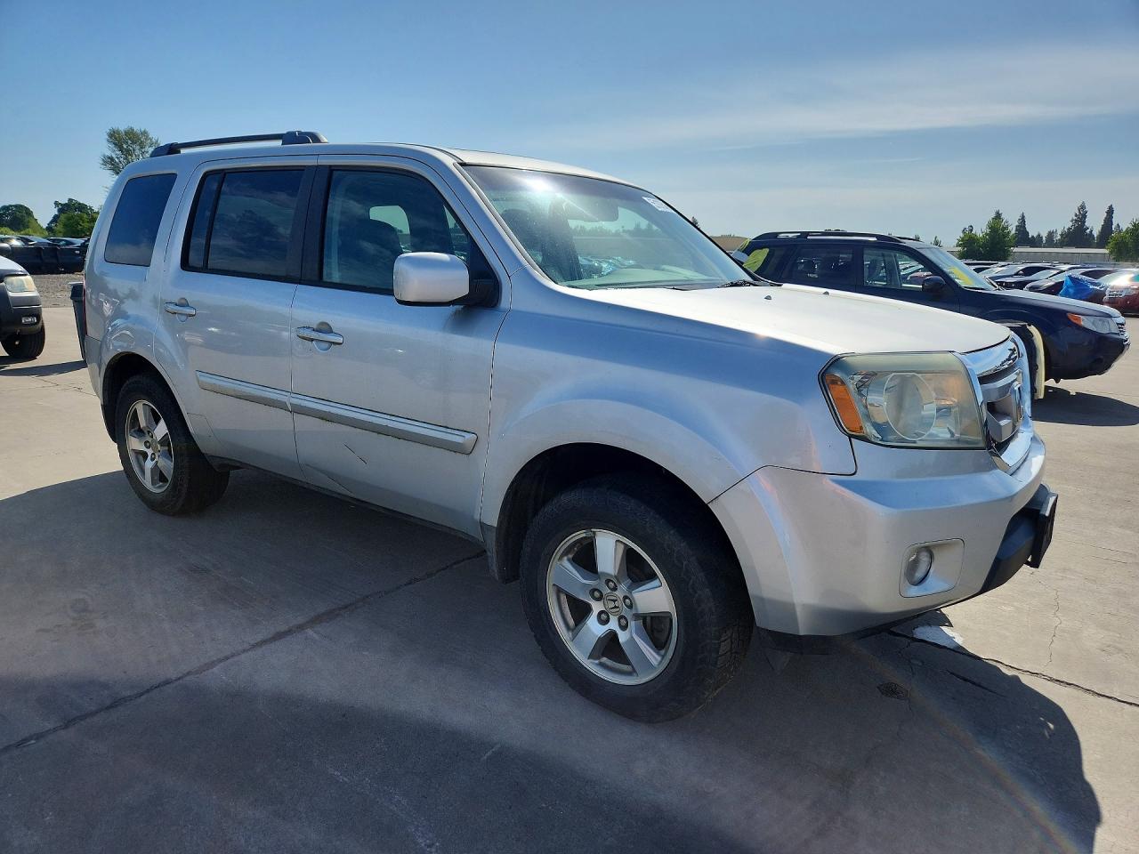 2009 Honda Pilot Exl Silver vin: 5FNYF48679B012954