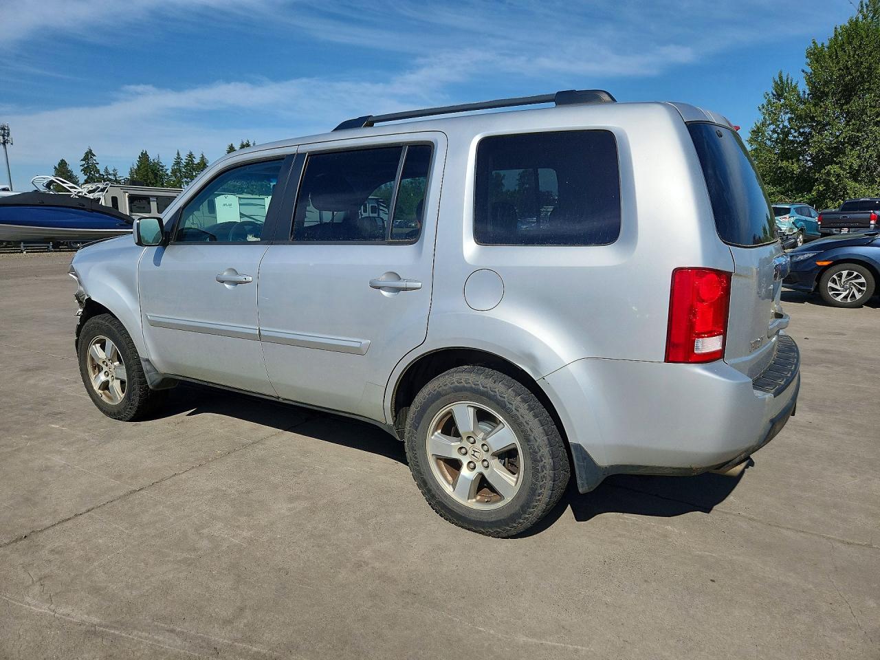 2009 Honda Pilot Exl Silver vin: 5FNYF48679B012954
