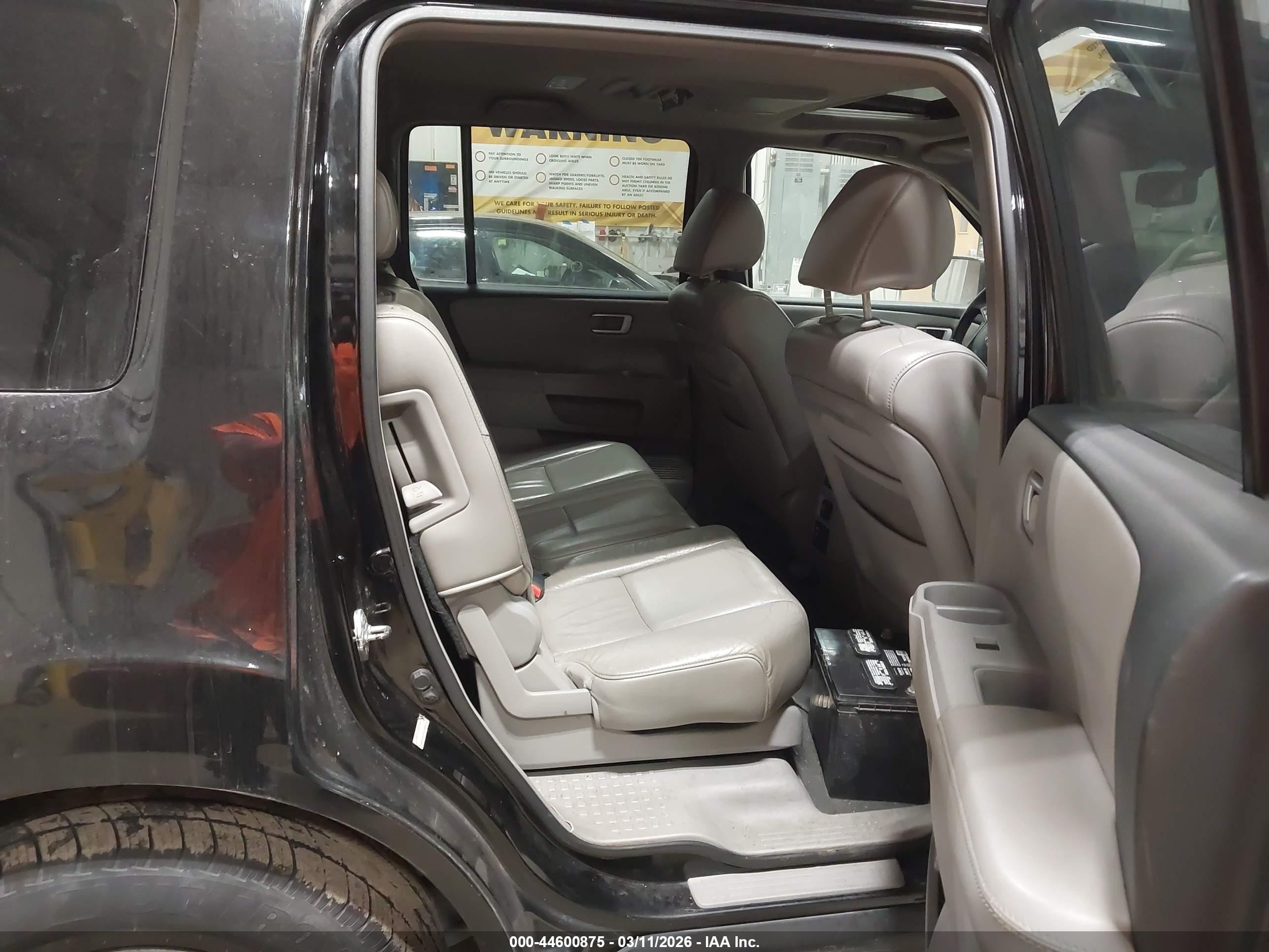 2009 Honda Pilot Ex-l Black vin: 5FNYF48689B026894