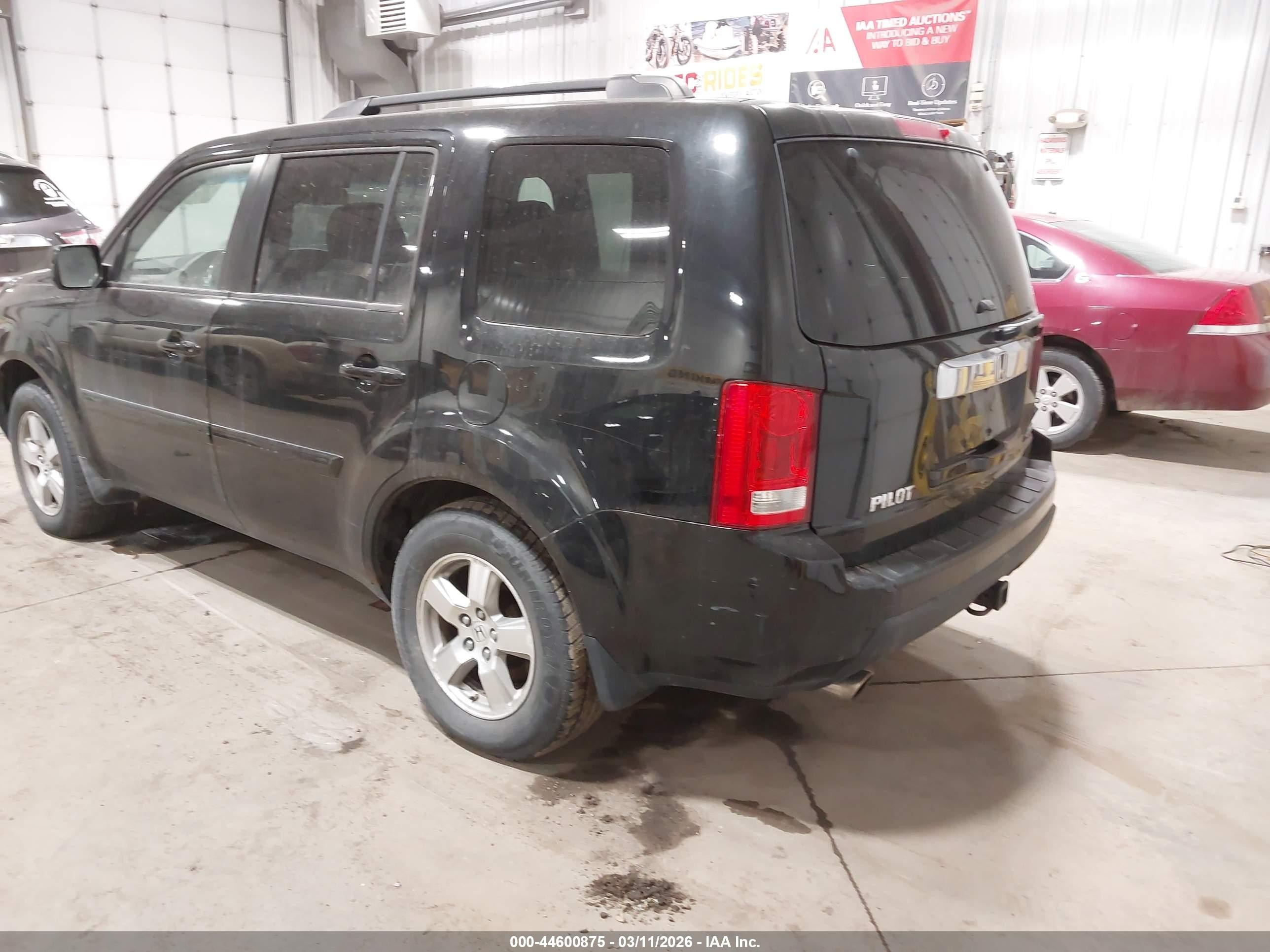 2009 Honda Pilot Ex-l Black vin: 5FNYF48689B026894