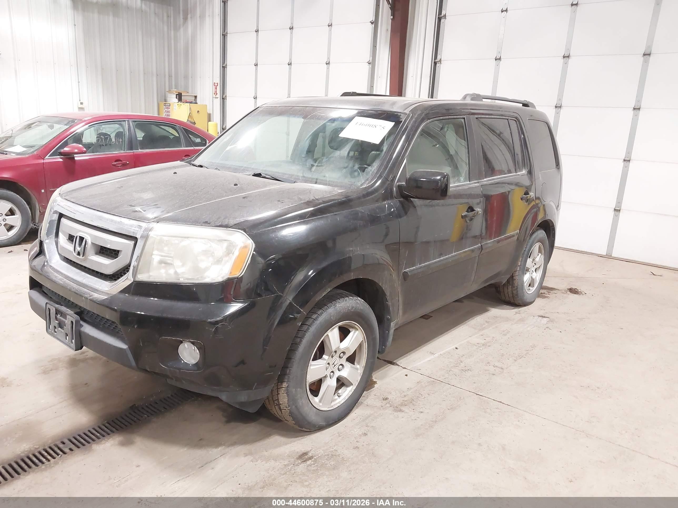 2009 Honda Pilot Ex-l Black vin: 5FNYF48689B026894