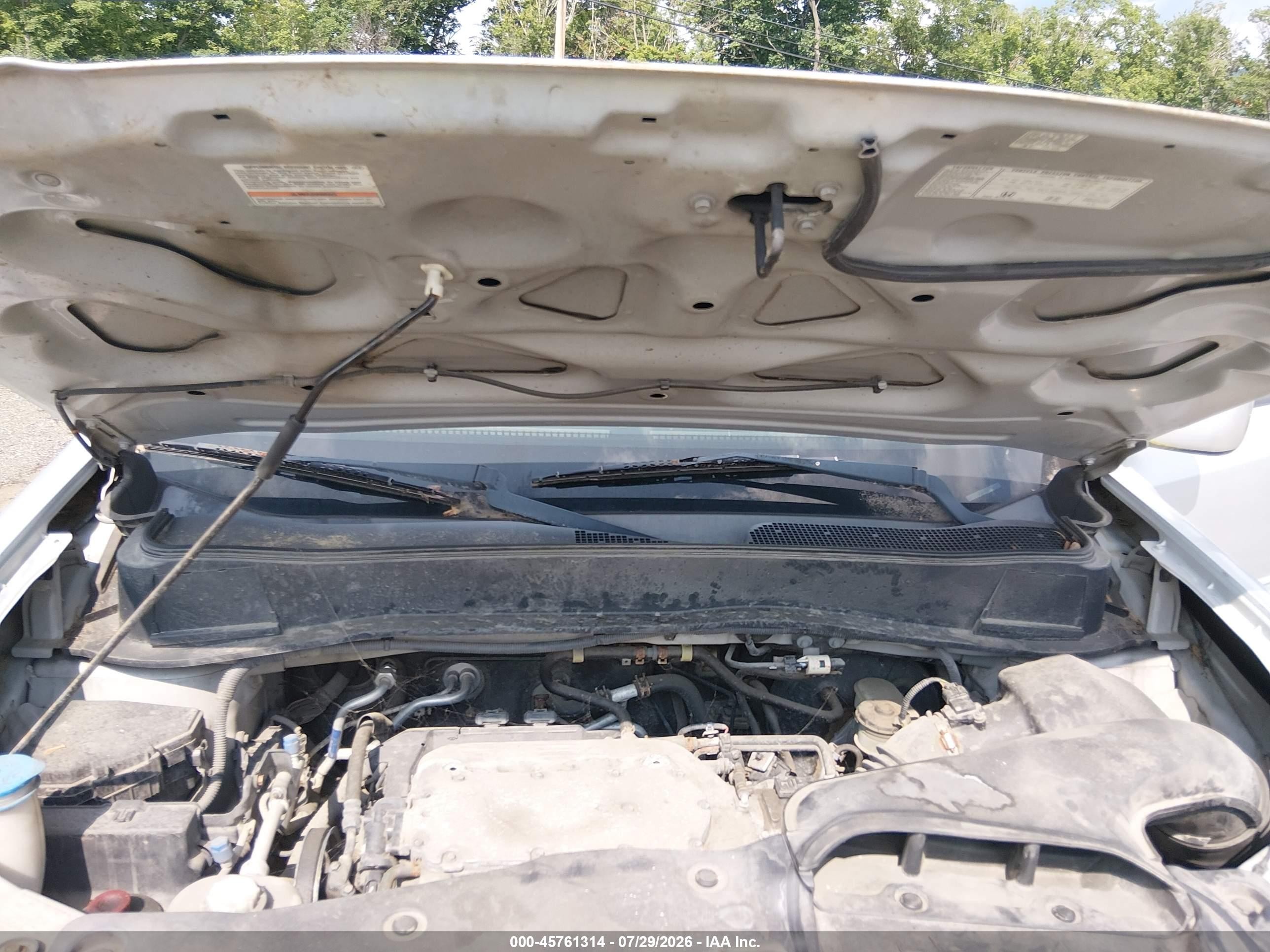 2009 Honda Pilot Ex-l Silver vin: 5FNYF48699B013975