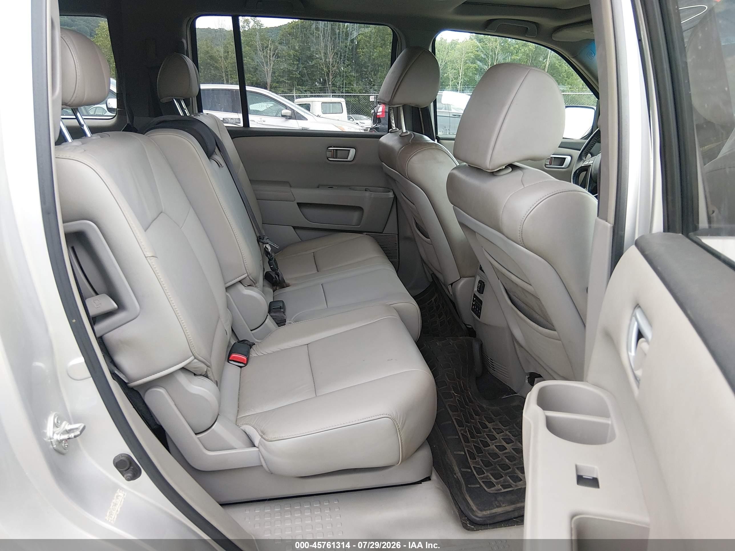 2009 Honda Pilot Ex-l Silver vin: 5FNYF48699B013975