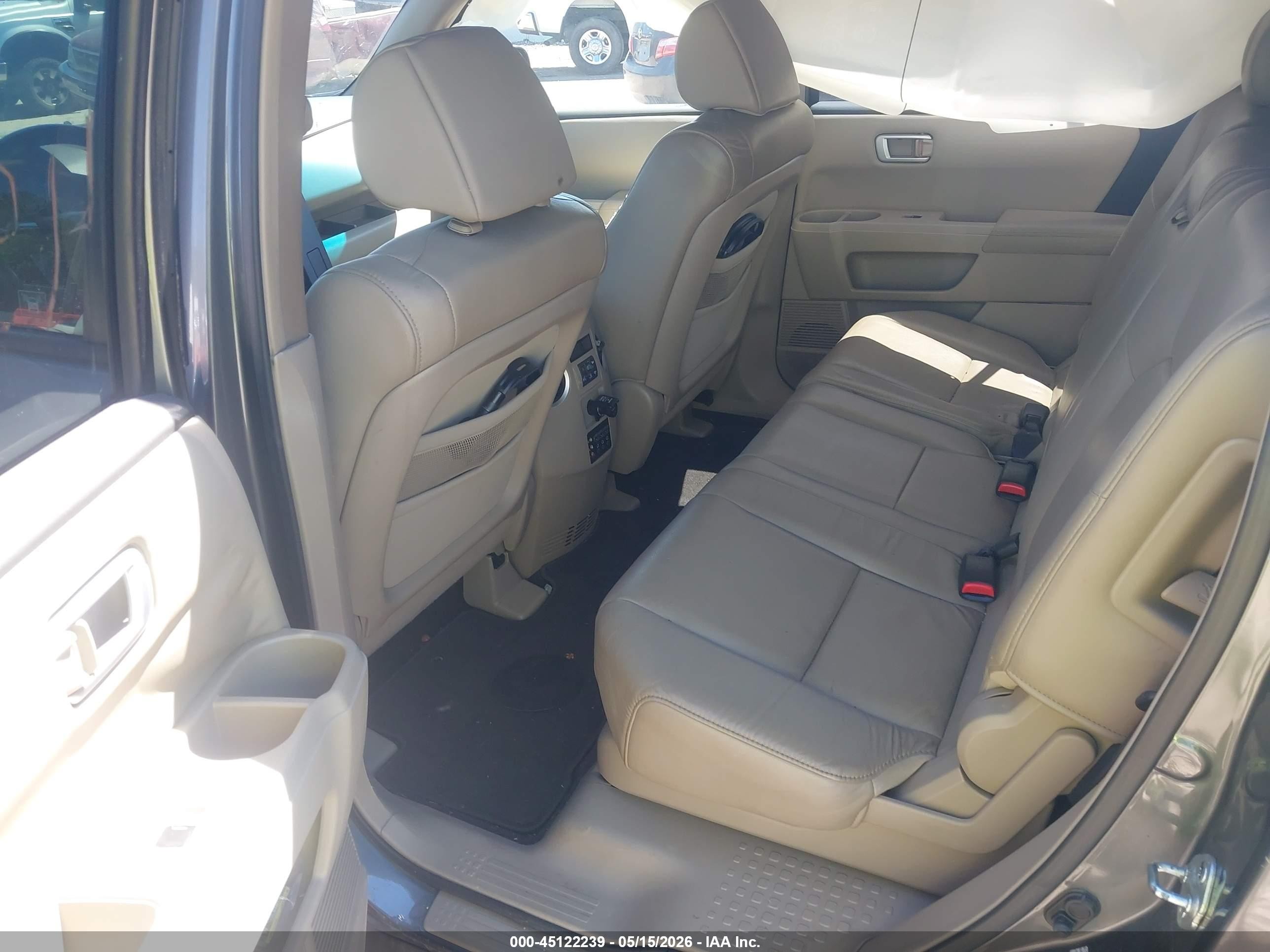 2009 Honda Pilot Ex-l Gray vin: 5FNYF48699B021218