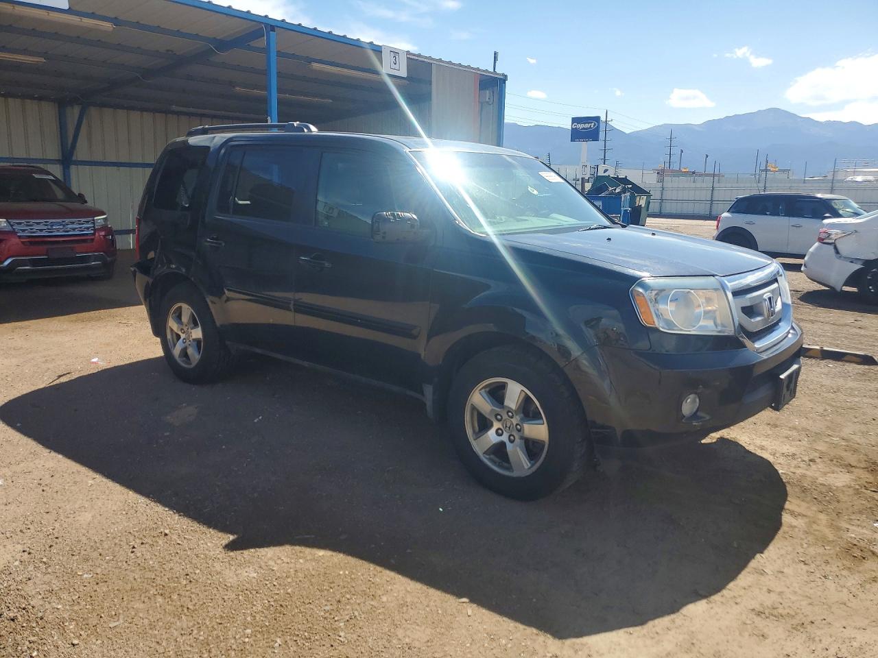 2009 Honda Pilot Exl Черный vin: 5FNYF48699B046166