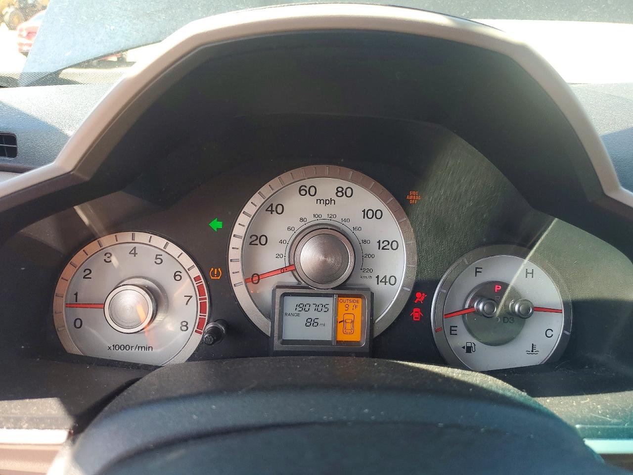 2009 Honda Pilot Exl Черный vin: 5FNYF48699B046166