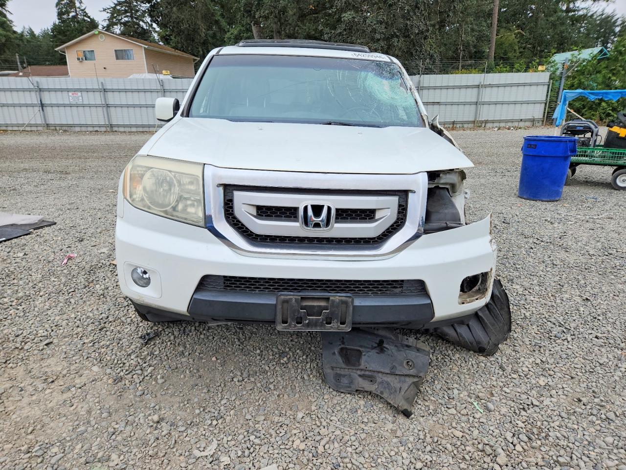 2009 Honda Pilot Exl Белый vin: 5FNYF48699B052419