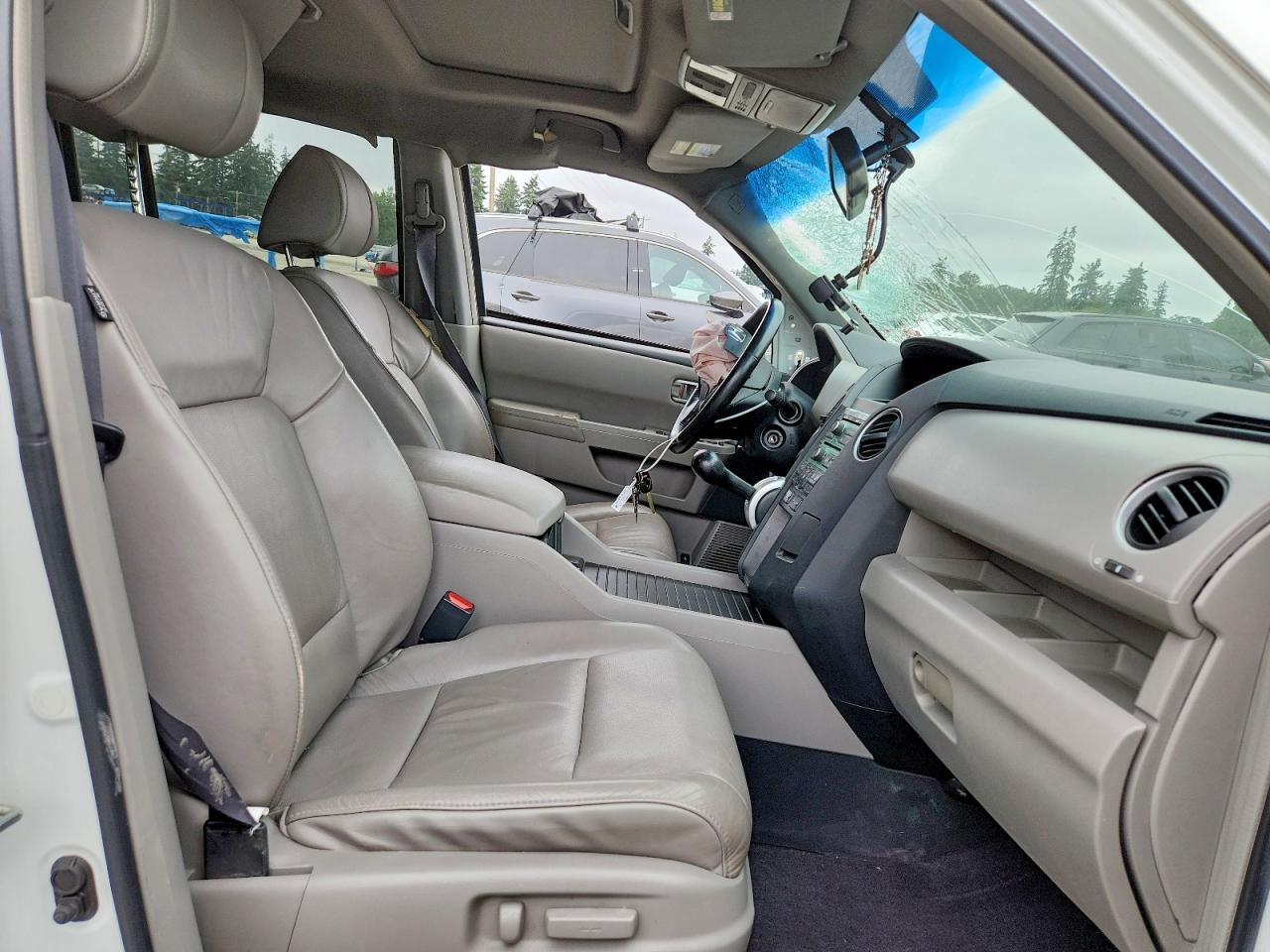 2009 Honda Pilot Exl Белый vin: 5FNYF48699B052419