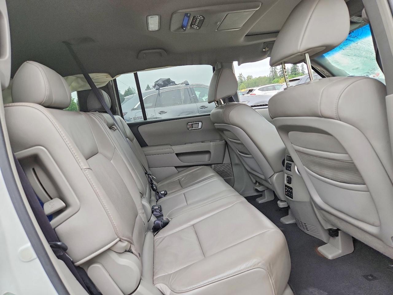 2009 Honda Pilot Exl Белый vin: 5FNYF48699B052419