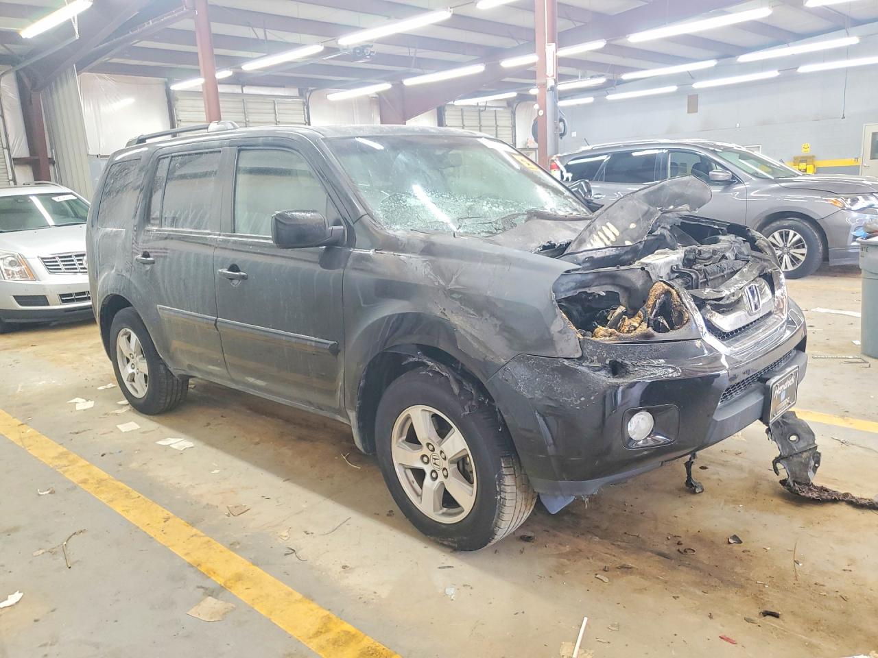 2009 Honda Pilot Exl Black vin: 5FNYF486X9B038822