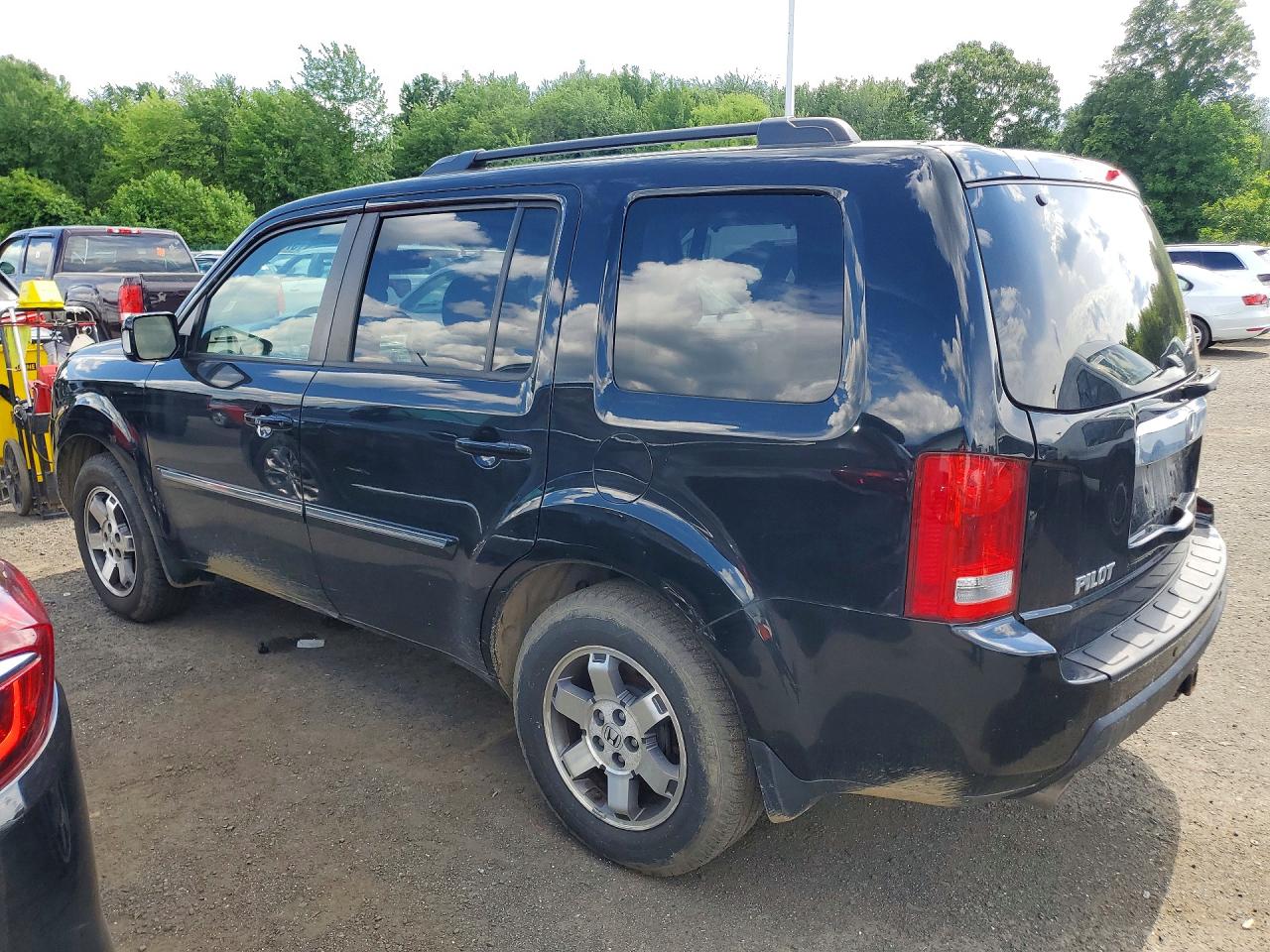 2009 Honda Pilot Touring Черный vin: 5FNYF48809B028947